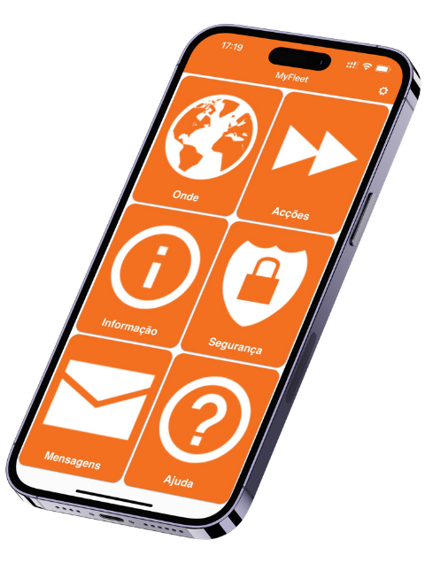 Smartphone displaying a Quatenus mobile interface for operational management and quick access to features